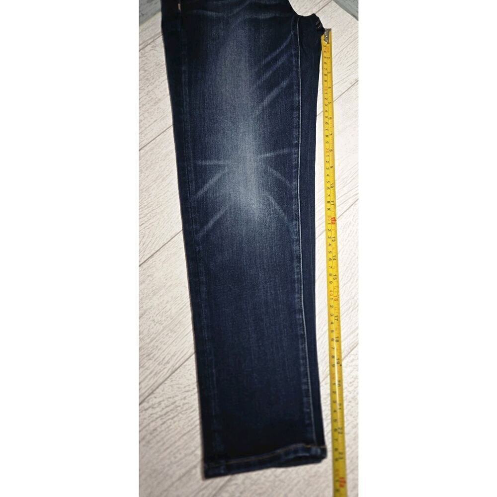 American Eagle 360 Super Stretch Jegging Crop Jeans Size 4 Starburst Distressed - Picture 10 of 11